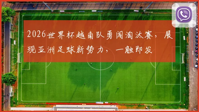 2026世界杯越南队勇闯淘汰赛，展现亚洲足球新势力，一触即发